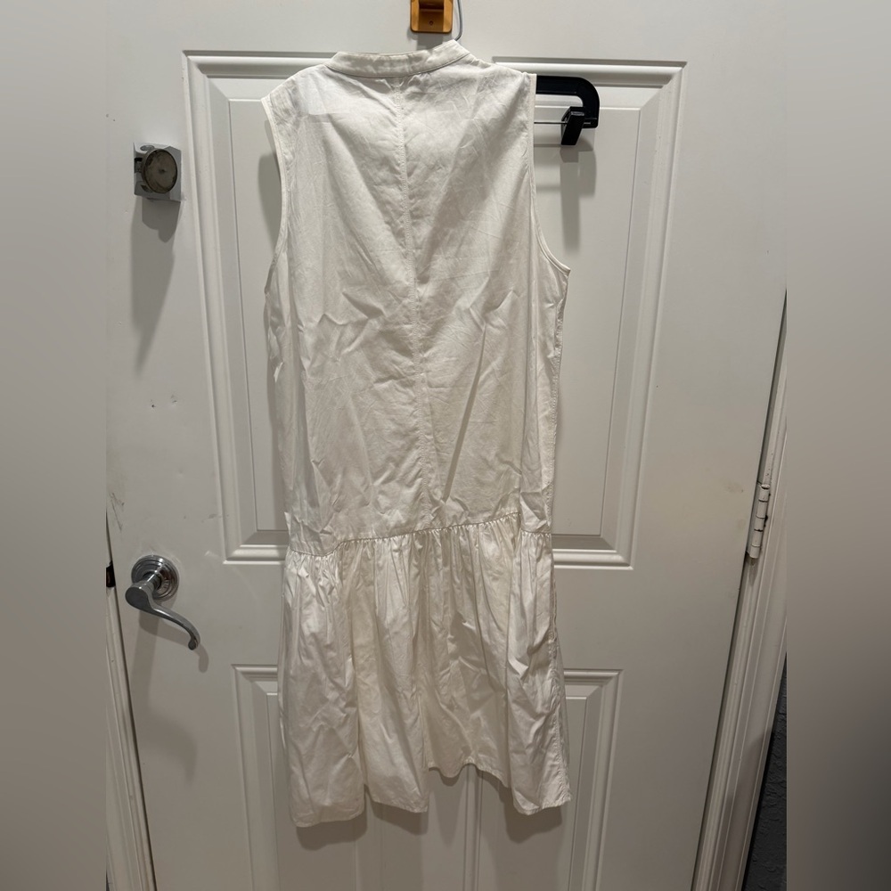 Burberry Brit White Summer Sundress with Slip sz M - Picture 2 of 4